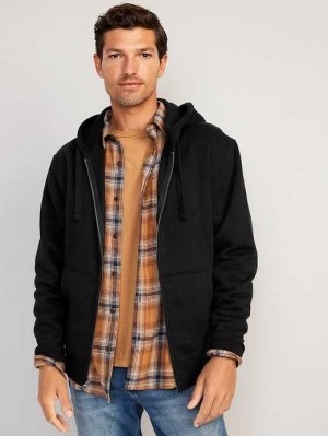 Old Navy Oversized Full-Zip Hoodie Hoodie Herren Schwarz | 6023TEZKU