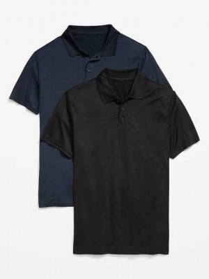 Old Navy Performance Core Polo 2-Pack Sportbekleidung Herren Navy | 3217XSENA