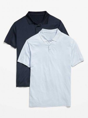 Old Navy Performance Core Polo 2-Pack Sportbekleidung Herren Coastal Highway | 5246SEXDZ