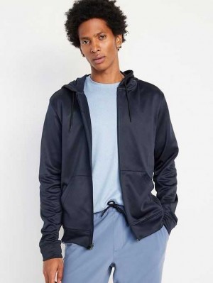 Old Navy Performance Fleece Zip Hoodie Sportbekleidung Herren Navy | 7514ZMKIX