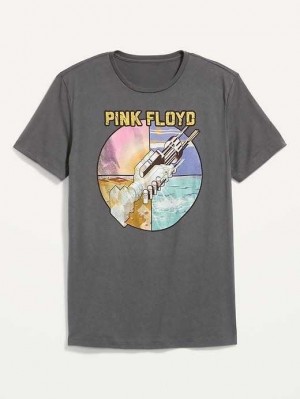 Old Navy Pink Floyd Gender-Neutrale Graphic T-Shirt T-shirts Herren Panther | 2350VBNYL