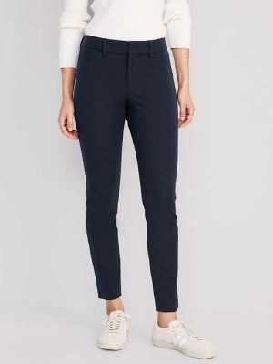 Old Navy Pixie Schlank Ankle Pants Hose Damen Navy | 7956HCBIS