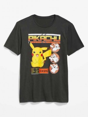 Old Navy Pokemon Pikachu Gender-Neutrale Graphic T-Shirt T-shirts Herren Panther | 8290NUJRE