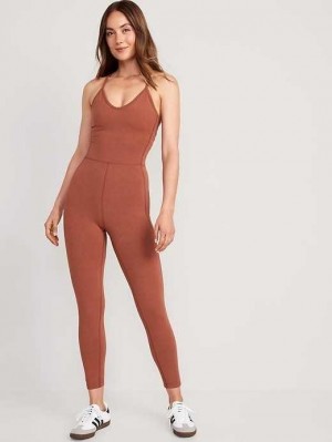Old Navy PowerChill 7/8 Cami Jumpsuit Sportbekleidung Damen Apple Cinnamon | 2714QRZSH