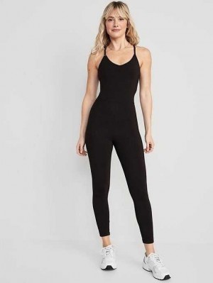 Old Navy PowerChill 7/8 Cami Jumpsuit Sportbekleidung Damen Dunkelgrau | 5168QZMOR