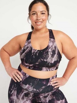 Old Navy PowerPress Riemchen Sports Bra Sportbekleidung Damen Grau | 0879THLXK