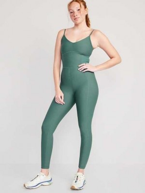 Old Navy PowerSoft 7/8 Cami Bodysuit Sportbekleidung Damen Jade | 4581IDMRT
