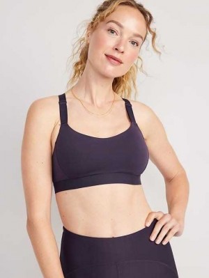 Old Navy PowerSoft Adjustable-Riemen Sports Bra XS-XXL Sportbekleidung Damen Nebula | 1839BFLUS