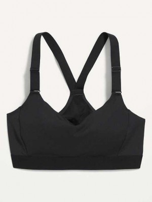 Old Navy PowerSoft Adjustable-Riemen Sports Bra Sportbekleidung Damen Schwarz | 3471VFCGO