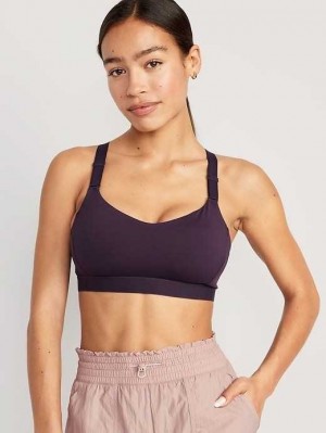 Old Navy PowerSoft Adjustable-Riemen Sports Bra Sportbekleidung Damen Nebula | 0981YZXFI