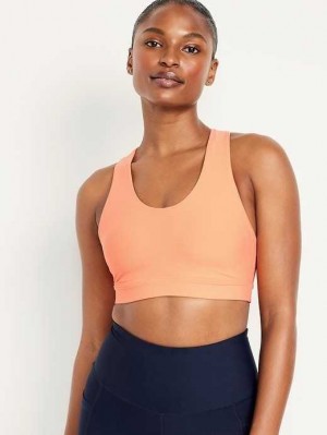 Old Navy PowerSoft Cross-Riemen Sports Bra BHs Damen Nectar | 4158JLNWZ