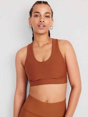 Old Navy PowerSoft Cross-Riemen Sports Bra BHs Damen Umbria | 5230QKZEW