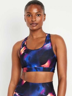Old Navy PowerSoft Racerback Sports Bra BHs Damen Rosa | 2613CFHMG