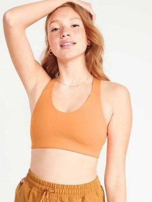 Old Navy PowerSoft Racerback Sports Bra Sportbekleidung Damen Koralle | 2907MRUIZ