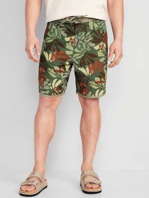 Old Navy Printed Built-In Flex Board Shorts Badeanzüge Herren Grün | 7180ZEXRT