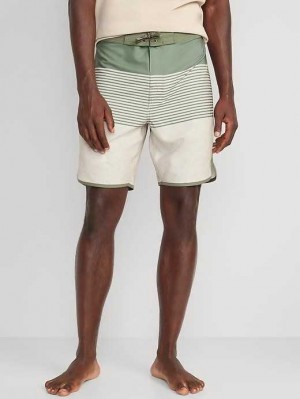 Old Navy Printed Built-In Flex Board Shorts Badeanzüge Herren Grün | 7506WBKVM