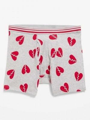 Old Navy Printed Built-In Flex Boxer-Brief Underwear Unterwäsche Herren Heartbreaker | 0358CEBFW