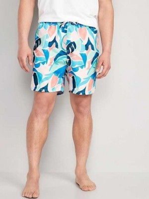 Old Navy Printed Swim Trunks Badeanzüge Herren Floral Rush | 3467DHFJX
