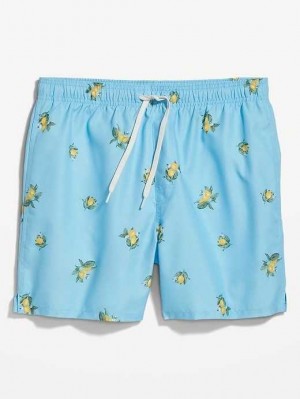Old Navy Printed Swim Trunks Badeanzüge Herren Lemons | 4632FQDBU