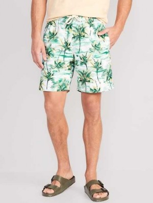 Old Navy Printed Swim Trunks Badeanzüge Herren Scenic Palms | 4752TXSPH