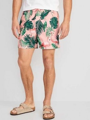 Old Navy Printed Swim Trunks Badeanzüge Herren Mehrfarbig | 7256NVDZI