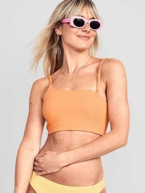 Old Navy Pucker Convertible Bandeau Bikini Swim Top Badeanzüge Damen Sunfish | 4581JLFZK