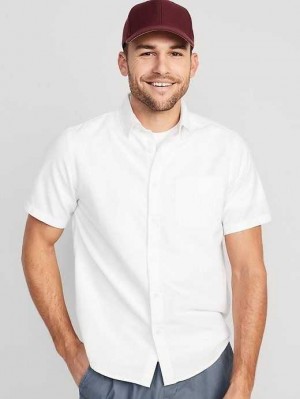 Old Navy Regular-Fit Everyday Oxford Shirt Hemd Herren Weiß | 4920IGSZP