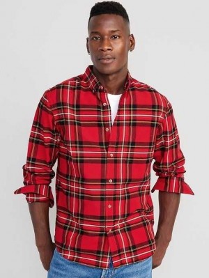 Old Navy Regular-Fit Everyday Oxford Shirt Hemd Herren Rot | 5273BMCUS