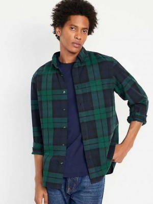 Old Navy Regular-Fit Everyday Oxford Shirt Hemd Herren Grün Blau | 6931QYWXH