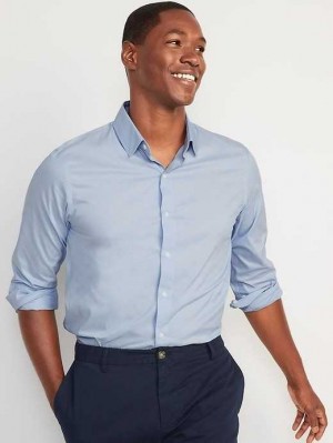 Old Navy Regular-Fit Pro Signature Performance Kleider Shirt Hemd Herren Coastal Highway | 7180TREGB