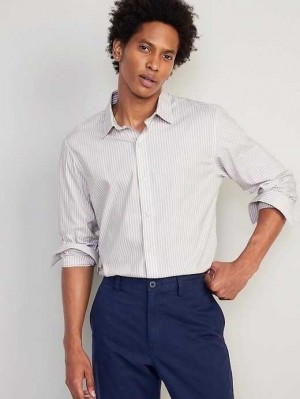 Old Navy Regular-Fit Pro Signature Tech Kleider Shirt Hemd Herren Grau | 4602ZBRCX