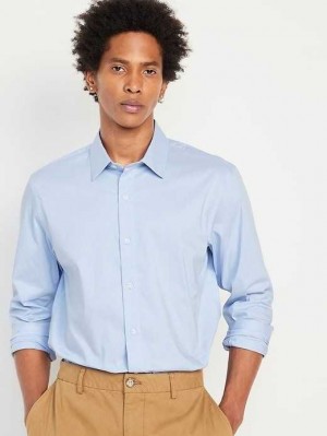 Old Navy Regular-Fit Pro Signature Tech Kleider Shirt Hemd Herren Hellblau | 9325LESCA