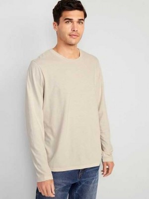 Old Navy Relaxed Layering T-Shirt T-shirts Herren Beige | 1769NIBQO