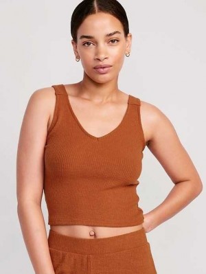 Old Navy Rib-Knit Lounge Tank Top Pyjama Damen Umbria | 4061LMWQH