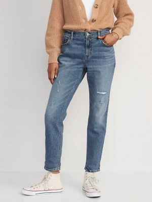 Old Navy Ripped Boyfriend Jeans Jeans Damen Diva | 1486QWXNY