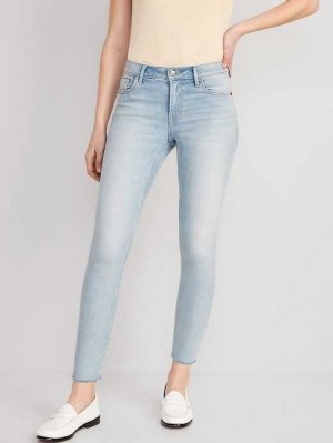 Old Navy Rockstar Super-Schlank Cut-Off Ankle Jeans Jeans Damen Karen | 9140VJUQS
