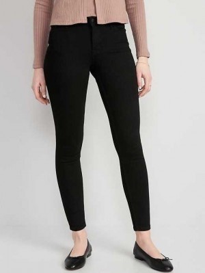 Old Navy Rockstar Super-Schlank Jeans Jeans Damen Schwarz | 5629MIOVS
