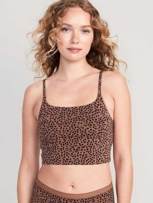 Old Navy Scoop-Neck Brami Top Unterwäsche Damen Braun | 3196FBNVO