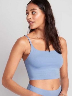 Old Navy Scoop-Neck Brami Top Unterwäsche Damen Blau | 0486WZUVN