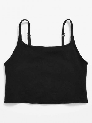 Old Navy Scoop-Neck Brami Top Unterwäsche Damen Schwarz | 4602JWOLP