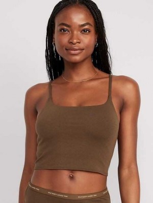 Old Navy Scoop-Neck Brami Top Unterwäsche Damen Dunkel | 6894YPWUV