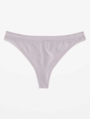 Old Navy Seamless Tanga Underwear Unterwäsche Damen Grau | 6418FQCEJ
