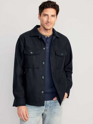 Old Navy Shacket Mäntel Herren Navy | 0158VBSTH