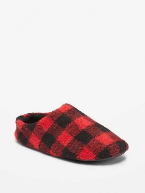 Old Navy Sherpa Slippers Hausschuhe Herren Rot | 7054ALJNI