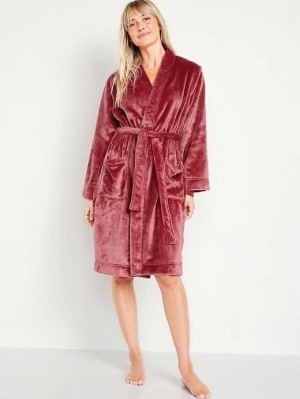 Old Navy Sherpa Tie-Belt Robe Pyjama Damen Redstone | 2308MZVAI