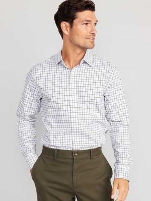Old Navy Slim-Fit Pro Signature Tech Kleider Shirt Hemd Herren Weiß | 5706KDMAJ