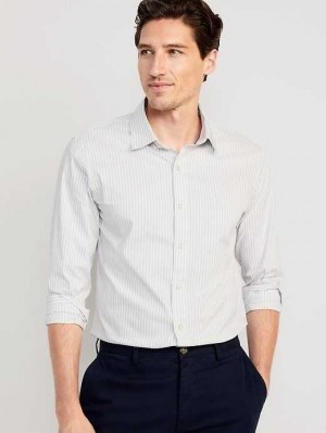 Old Navy Slim-Fit Pro Signature Tech Kleider Shirt Hemd Herren Grau | 7135UCMPZ