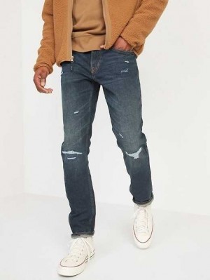 Old Navy Slim Built-In-Flex Jeans Jeans Herren Dunkel | 0472BOFGT