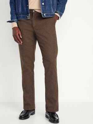Old Navy Slim Built-In Flex Rotation Chino Pants Hose Herren Houndstooth | 4839FLAOS