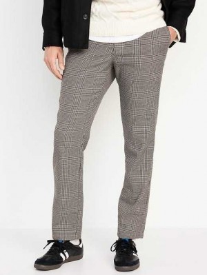Old Navy Slim Built-In Flex Rotation Chino Pants Hose Herren Weiß Grau | 8165OGULT